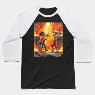 Snow Adventures with Calvin and Hobbes Baseball T-Shirt